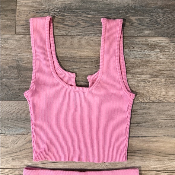 Pink Ribbed set - Picture 7 of 9